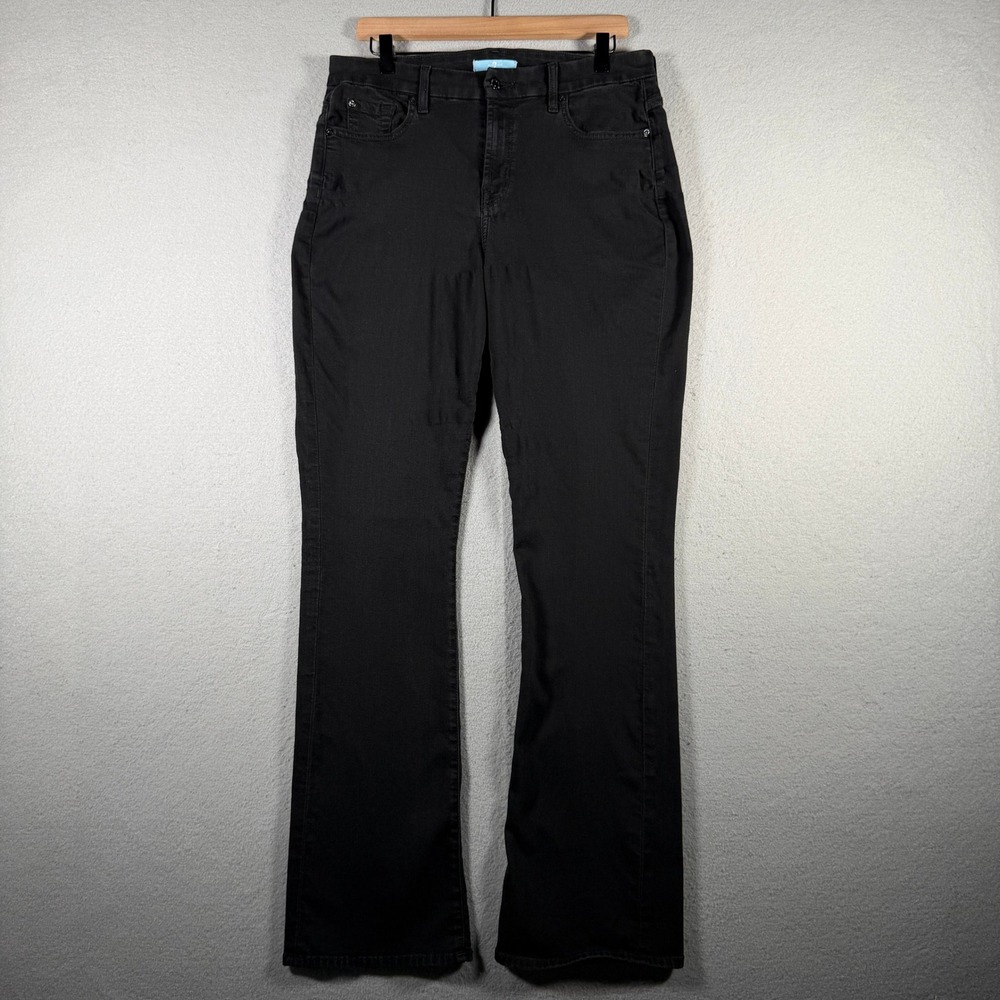 7 For All Mankind Mens Black Bootcut Jeans Organic Cotton Lyocell 32x34 7E033C43